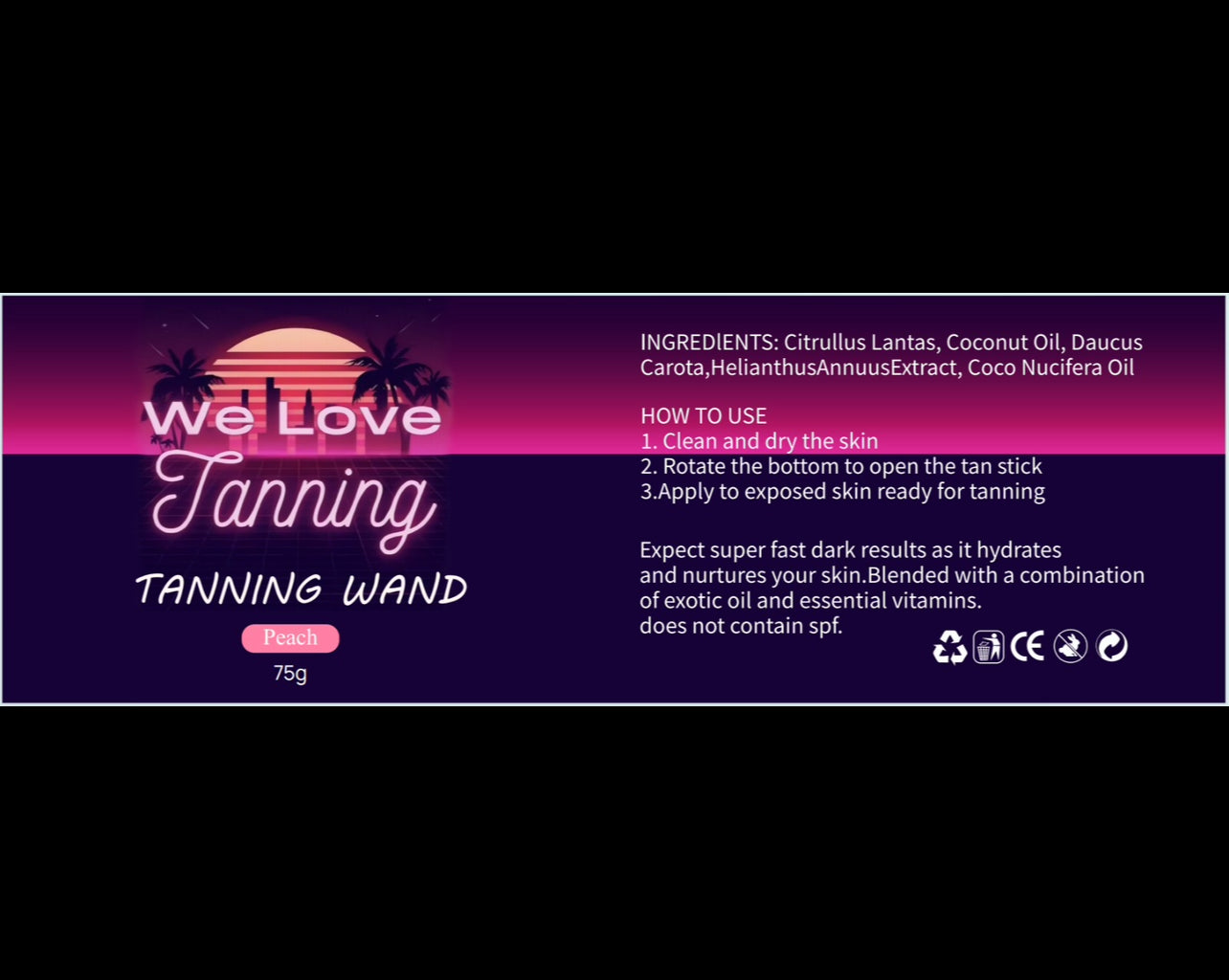 Tanning Accelerator Wand Balm