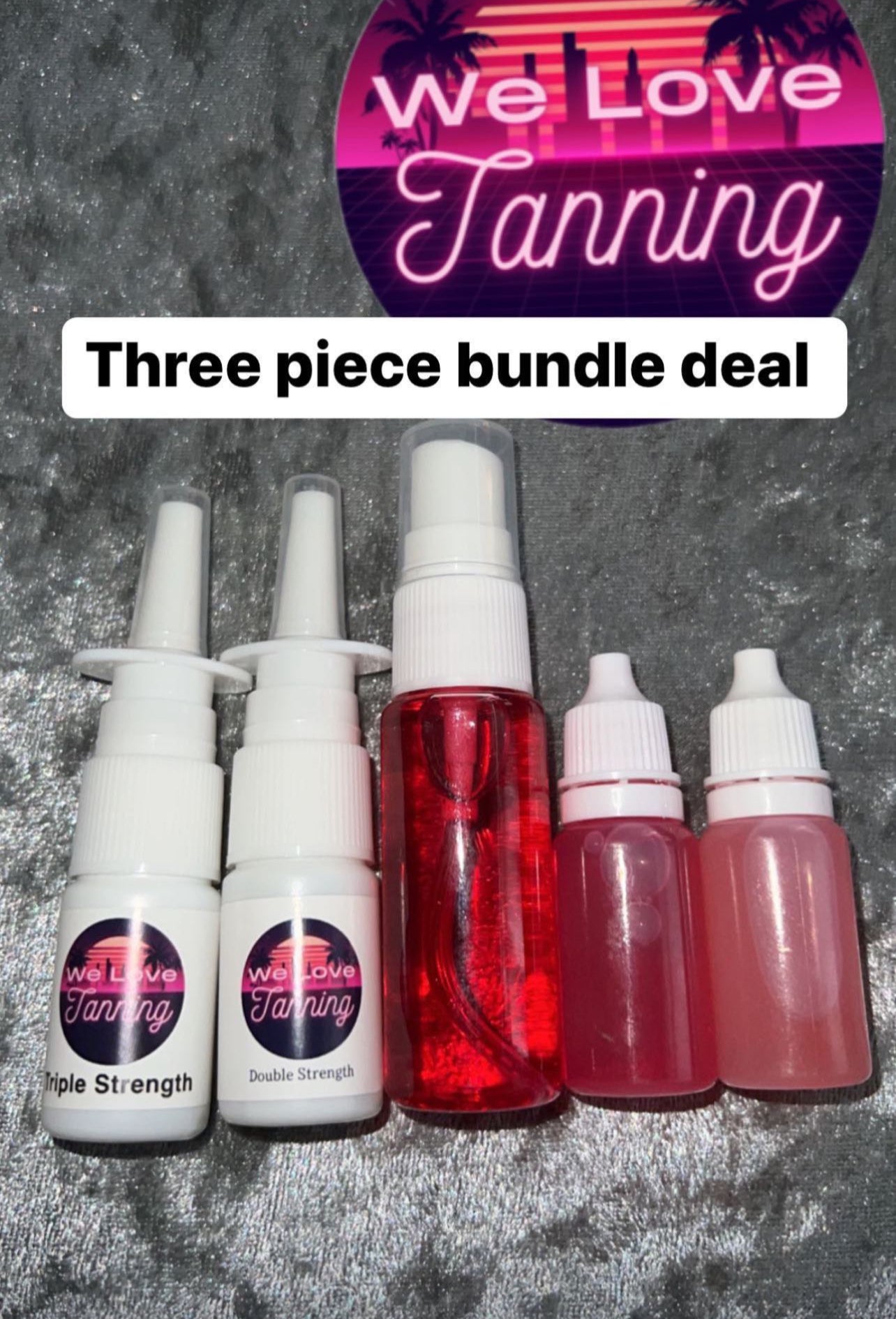 Three Piece Tanning Set